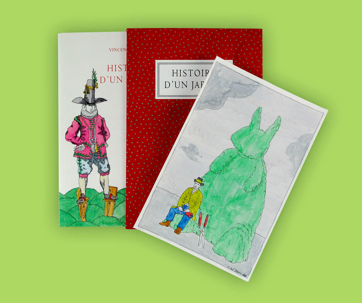 « Histoire d’un jardin » Textes et dessins de Vincent Puente. Tirage de tête. Dessin 3 Prix : 240 €